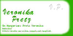 veronika pretz business card